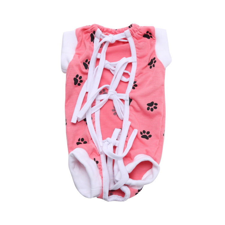 Pet Dog Sterilization Surgery Clothes Dog Rehabilitation Clothes Pet Dog Injury Protection Nursing Clothes