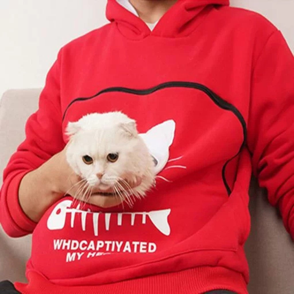 Cat Lovers Hoodie Kangaroo Dog Pet Paw Dropshipping Pullove