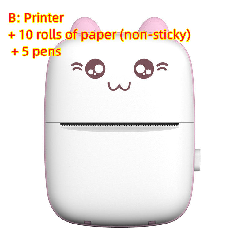 Mini Printer Portable Mini Bluetooth WiFi Mobile Phone Photo Title Note Hot Print Pocket Student Error Label