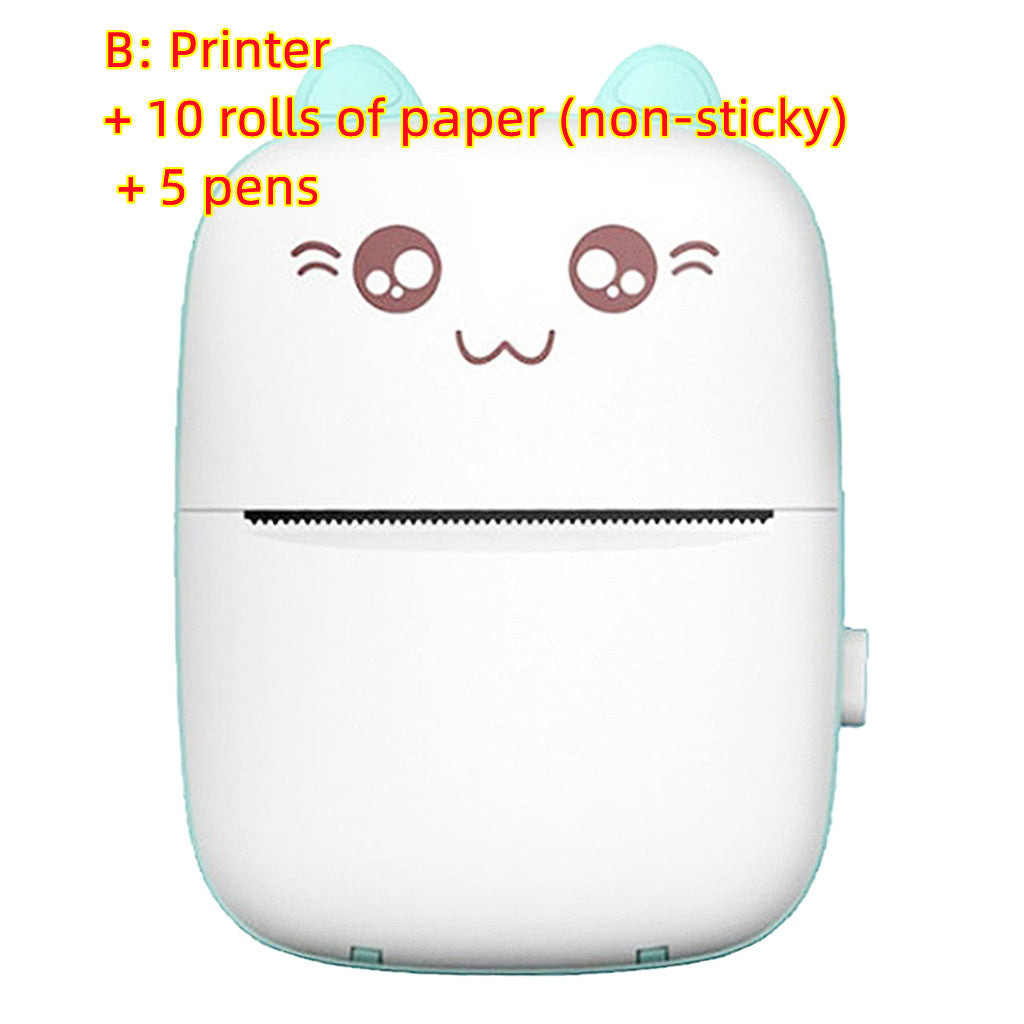 Mini Printer Portable Mini Bluetooth WiFi Mobile Phone Photo Title Note Hot Print Pocket Student Error Label