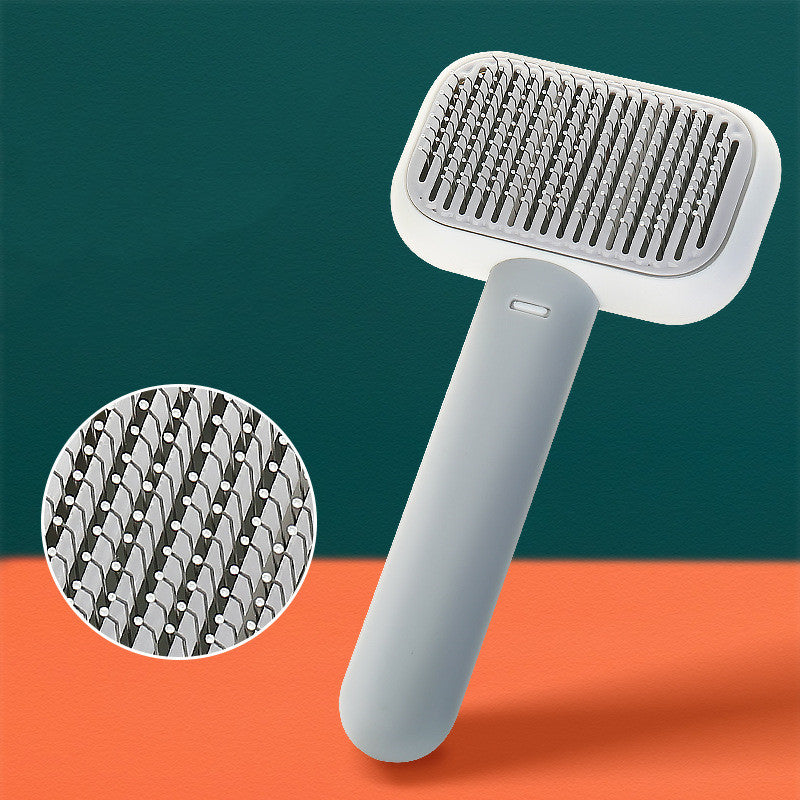 New Pet Cat Dog Hair Brush Massage Comb Grooming Cleaning Tool Stainless Steel Comb