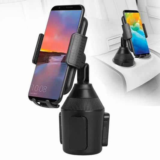 iPhone 360° Adjustable Car Cup Holder Universal Car Cell Phones Mount GPS Bracket Interior Accessories Drink Holder For Iphone Android