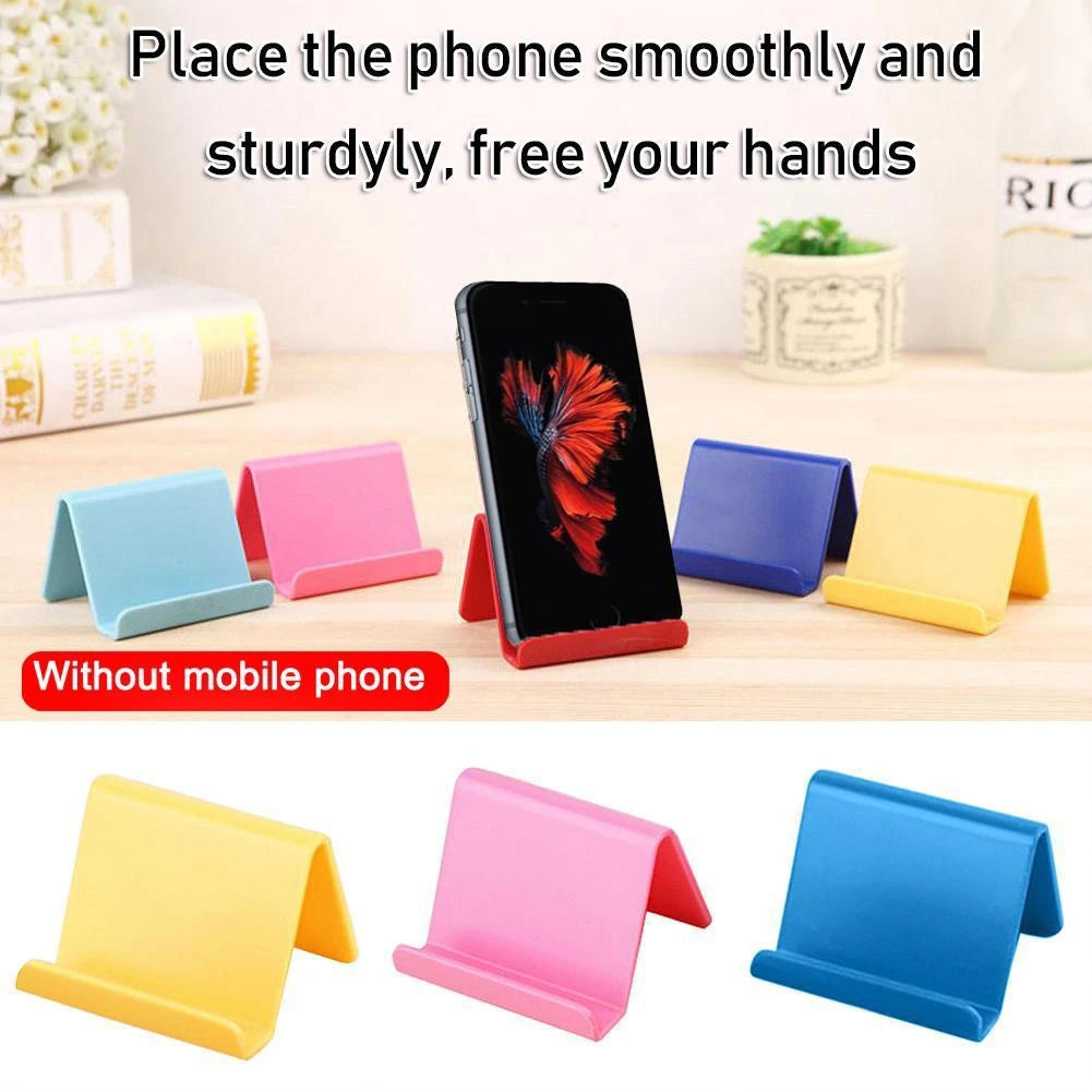 Mini Candy Mobile Phone Accessories Portable Desktop Stand Table Cell Phone Holder Universal For IPhone Samsung Xiaomi Huawei