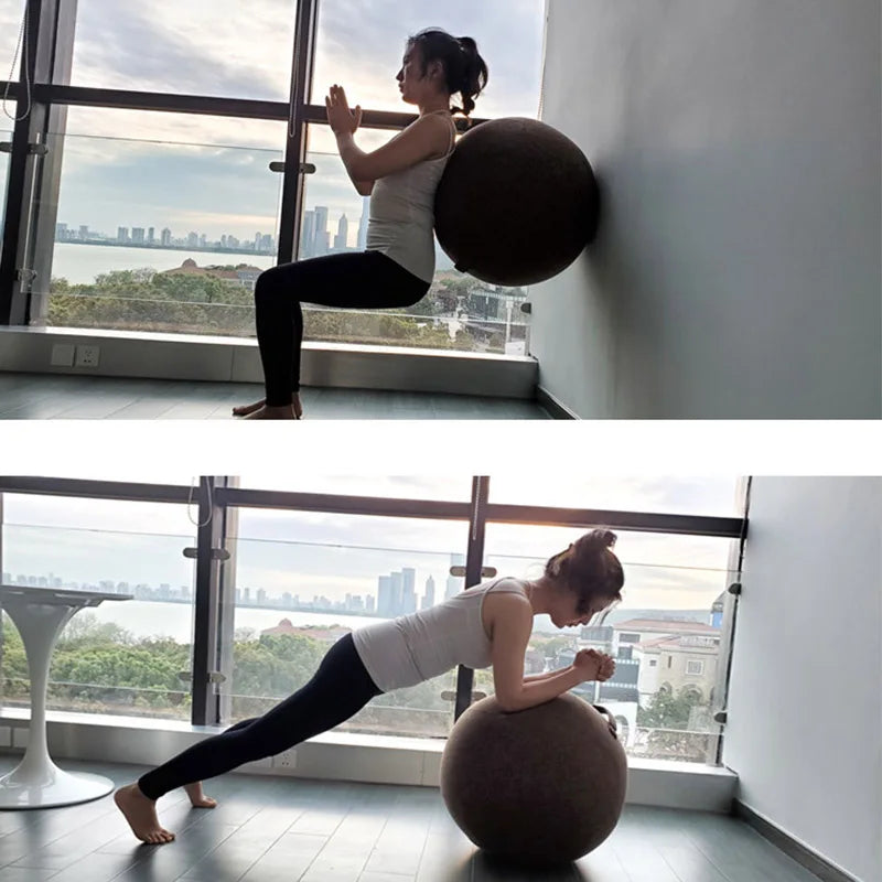 Premium Yoga Ball Protective Cover Gym Workout Balance Ball Fitness Accessories 55/65/75/85cm