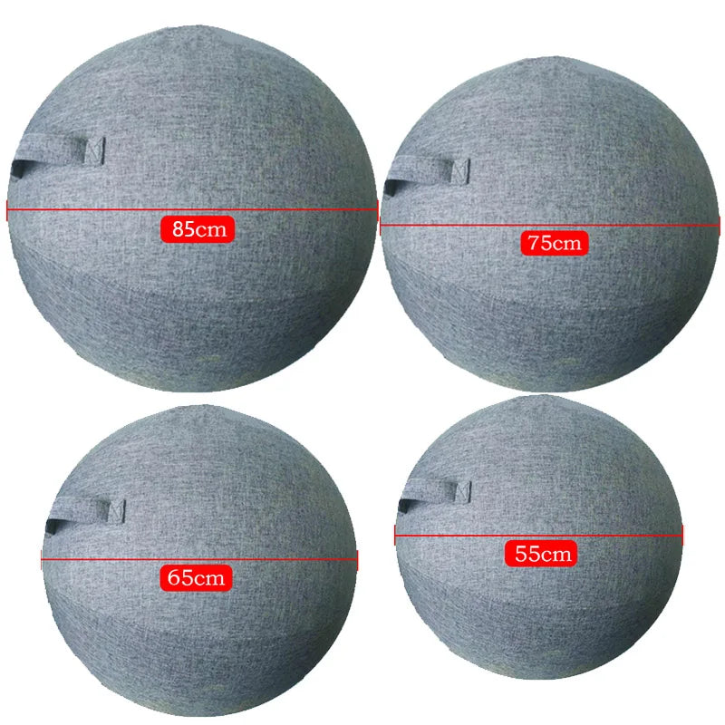 Premium Yoga Ball Protective Cover Gym Workout Balance Ball Fitness Accessories 55/65/75/85cm