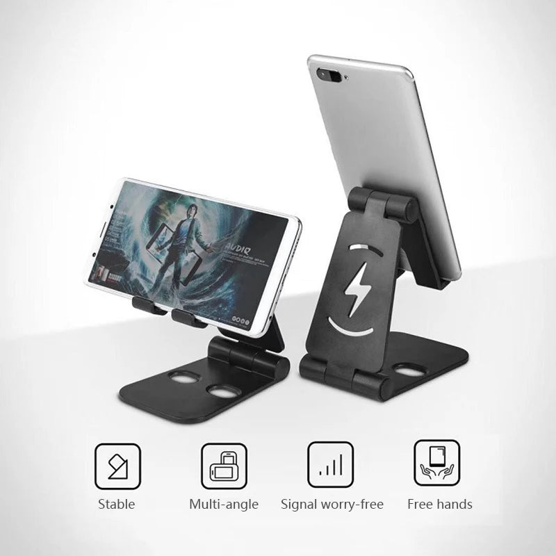 iphone X Xs Max 8 12 Phone Desk Stand Adjustable Phone Stand Plastic Mobile Phone Holder Phone Holder Cell Phone Holder