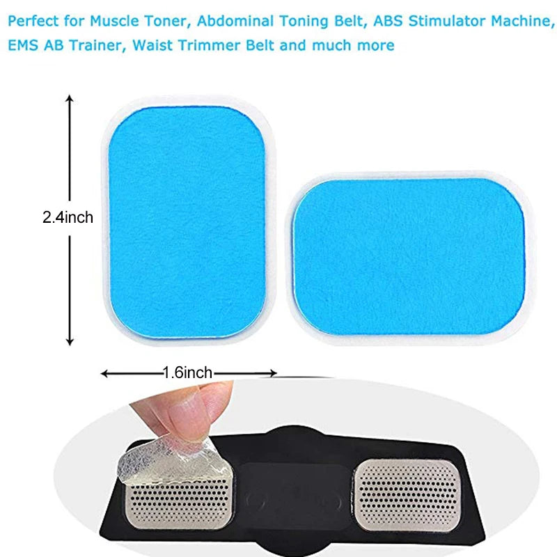 20/50/100Pcs Replacement ABS Gel Pads EMS Abdominal Muscle Stimulator Hydrogel Gel Patch For Abdomen Massage Machine Stickers