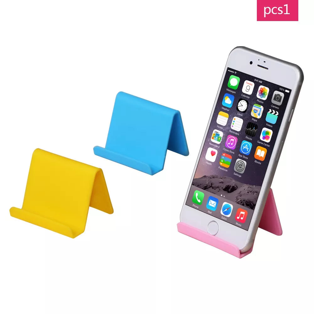 Mini Candy Mobile Phone Accessories Portable Desktop Stand Table Cell Phone Holder Universal For IPhone Samsung Xiaomi Huawei