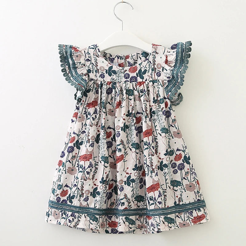 Summer Girl Dress Embroidered Fancy Princess Dresses  Children'S Clothing Clothes