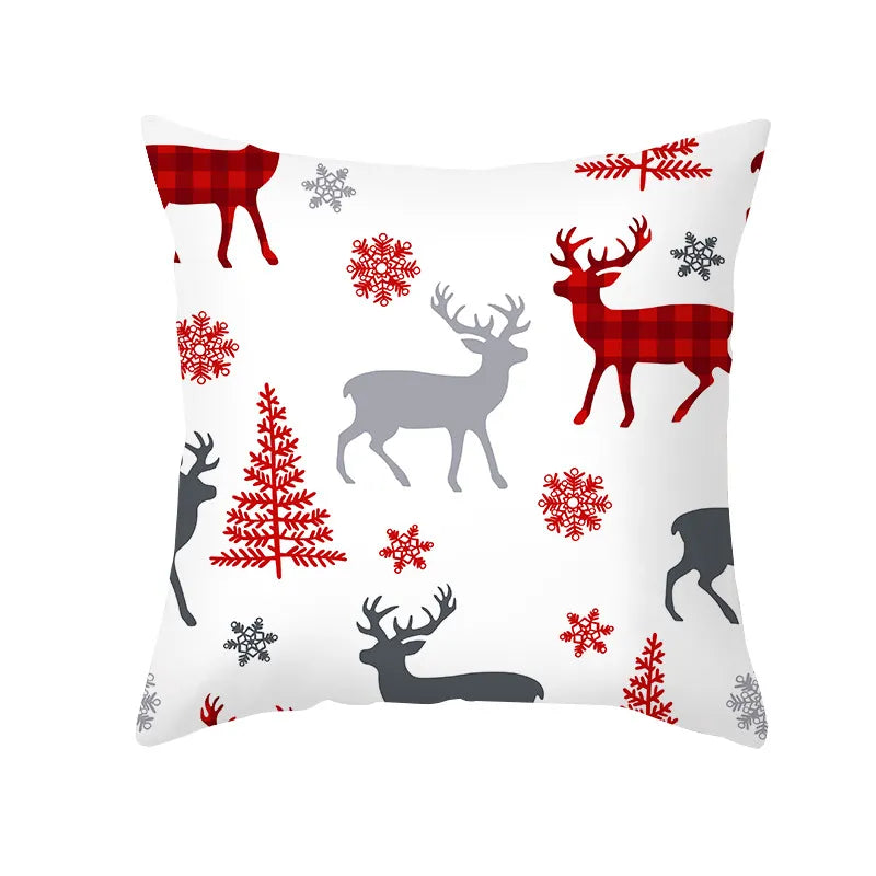 45cm Christmas Cushion Cover Pillowcase 2024