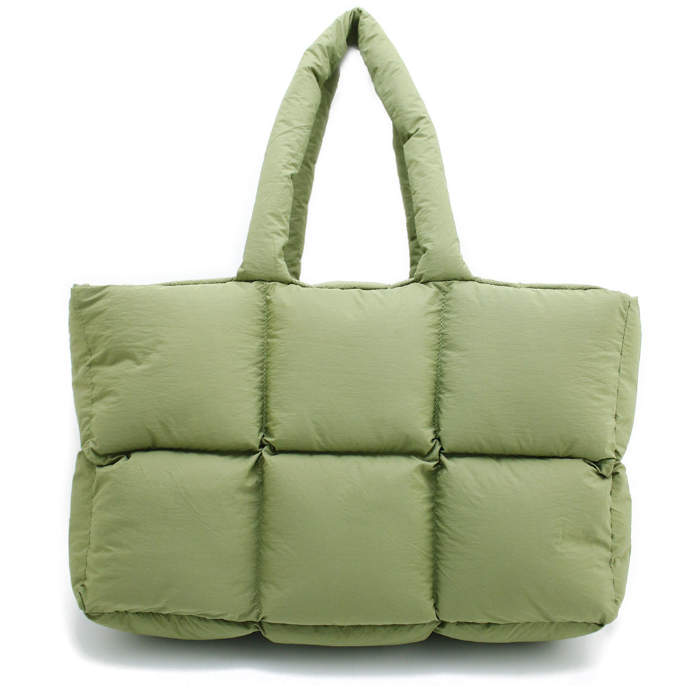 Puff Down Jacket Tote Bag For Women