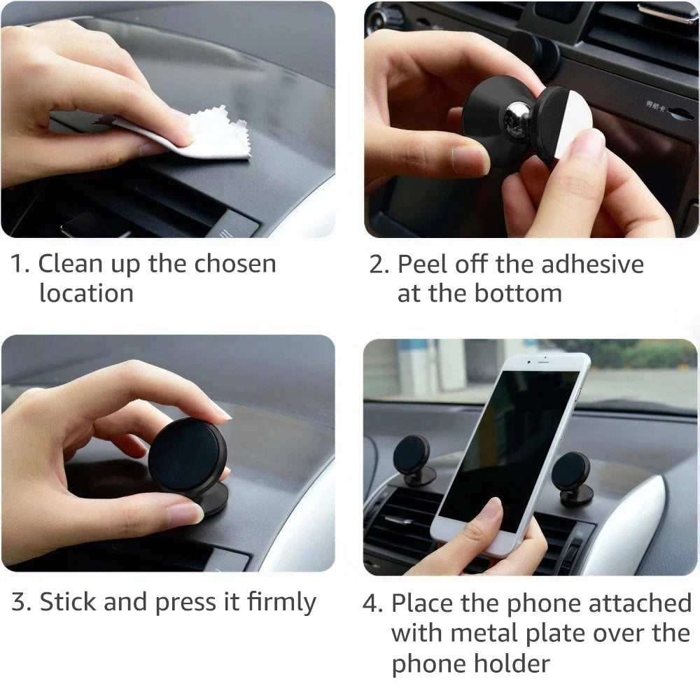 Car Phone Holder Magnetic Universal Magnet Phone Mount for iPhone14 Max in Car Mobile Cell Phone Holder Stand accessories