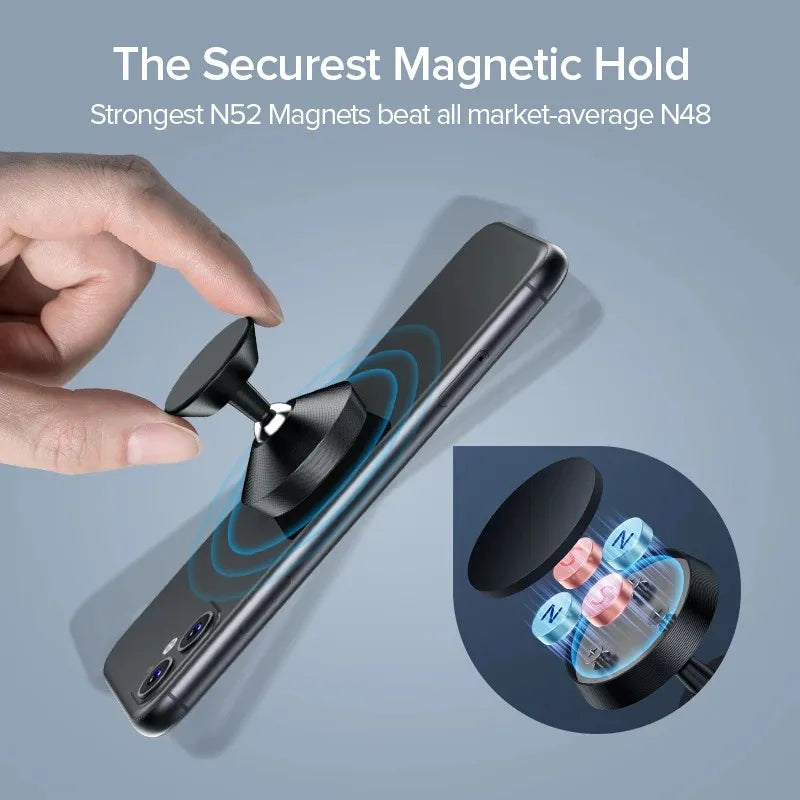 Car Phone Holder Magnetic Universal Magnet Phone Mount for iPhone14 Max in Car Mobile Cell Phone Holder Stand accessories