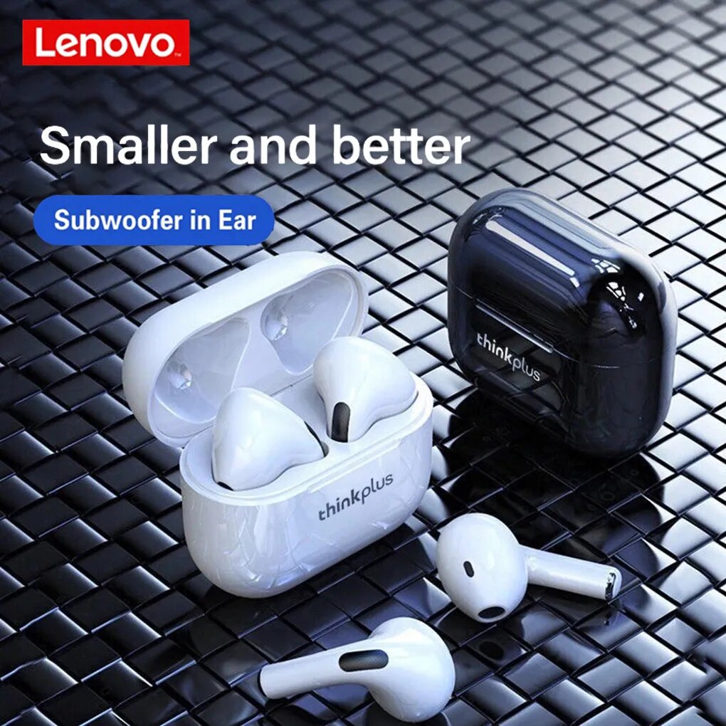 Lenovo Original LP40 Wireless Earphone TWS Bluetooth Earphones Sport Headset Touch Control Dual Stereo Noise Reduction Bass