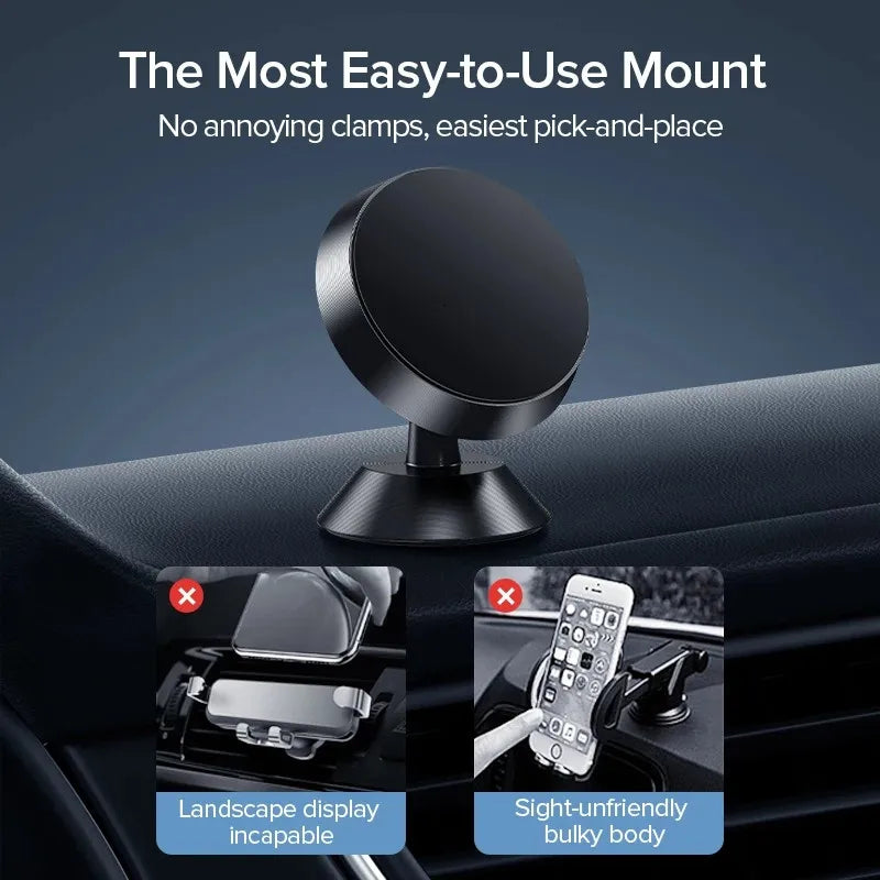 Car Phone Holder Magnetic Universal Magnet Phone Mount for iPhone14 Max in Car Mobile Cell Phone Holder Stand accessories