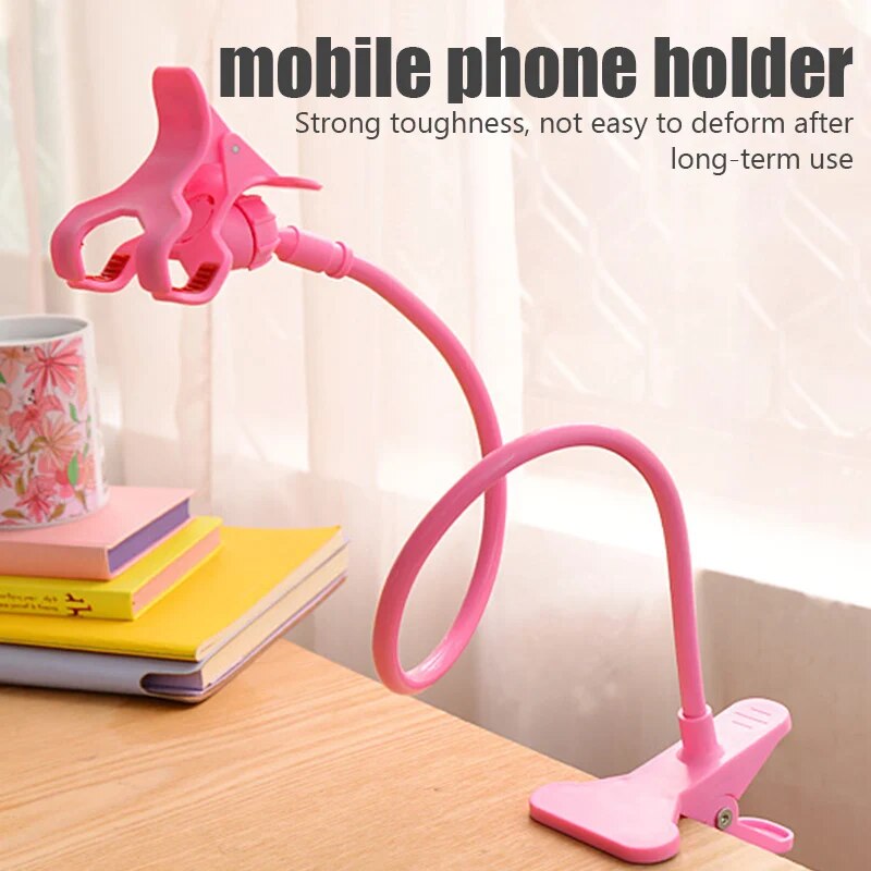 Universal Mobile Phone Holder Flexible Adjustable Cell Phone Clip Desktop Mount Bracket Smartphone Stand