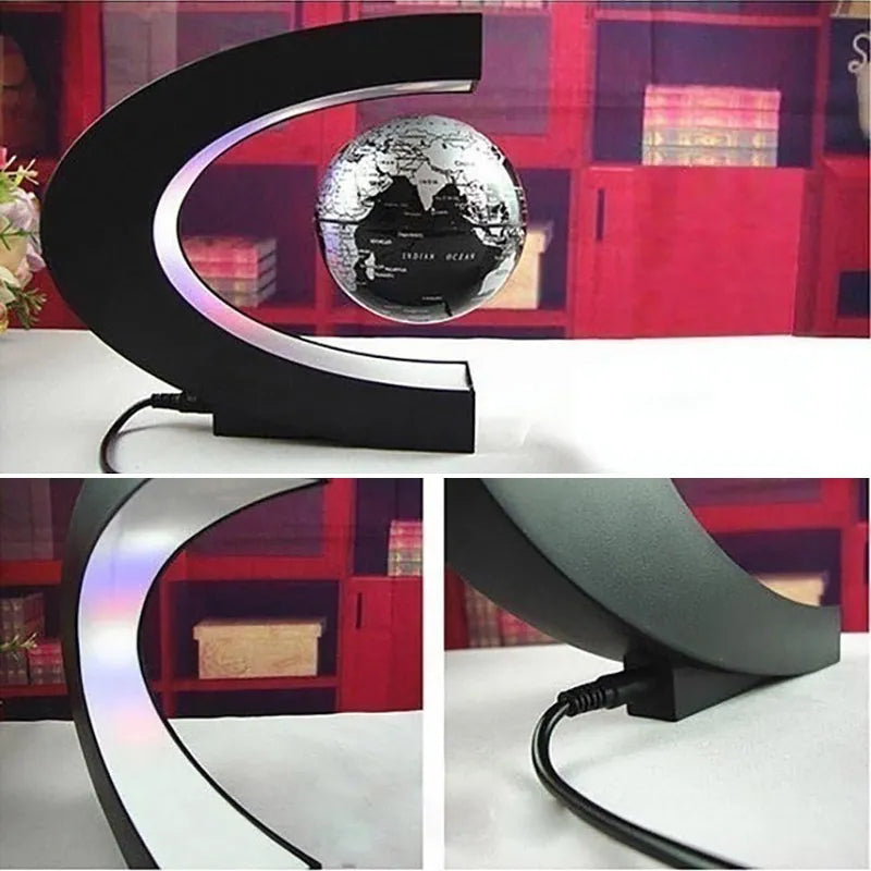 Floating Magnetic Levitation Globe LED World Map Electronic Antigravity Lamp Novelty Ball Light Home Decoration Birthday Gifts