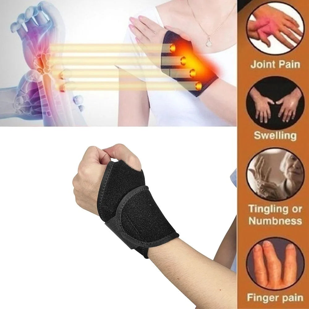 Wrist Hand Wrist Brace Elastic Decompression Anti Sprain Wrist Band Adjustable Fixed Straps Wrist Thumb Support Outdoor Sports