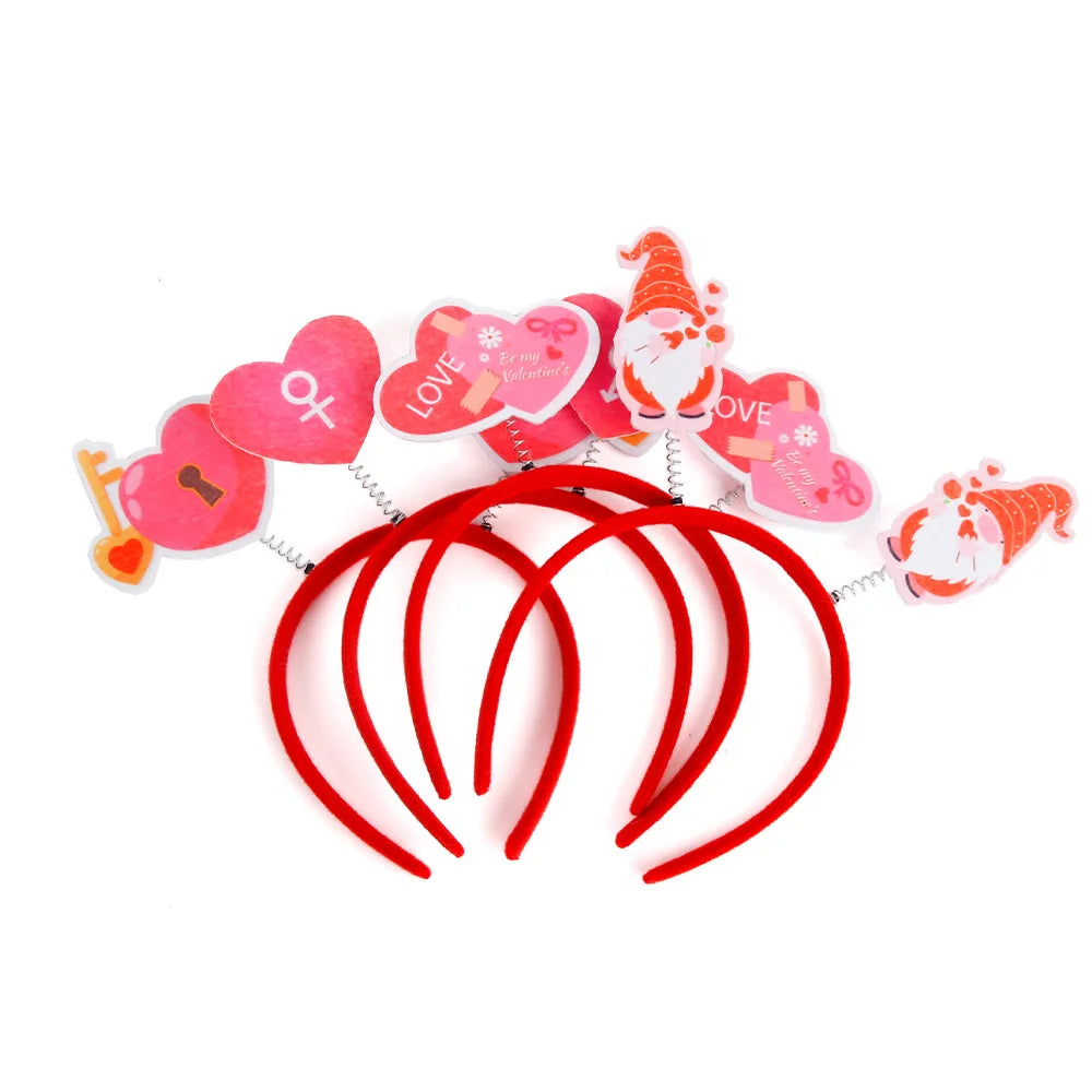 Beautiful Valentines Day Hair Hoop Create Atmosphere Headband Headband Party Props Photo Tools