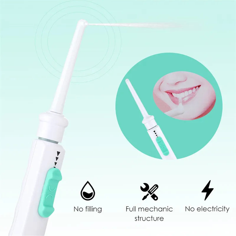 Dental Water Flosser Faucet Oral Irrigator Floss Dental Irrigator Portable Dental Water Jet Teeth Cleaning Mouth Washing Machine