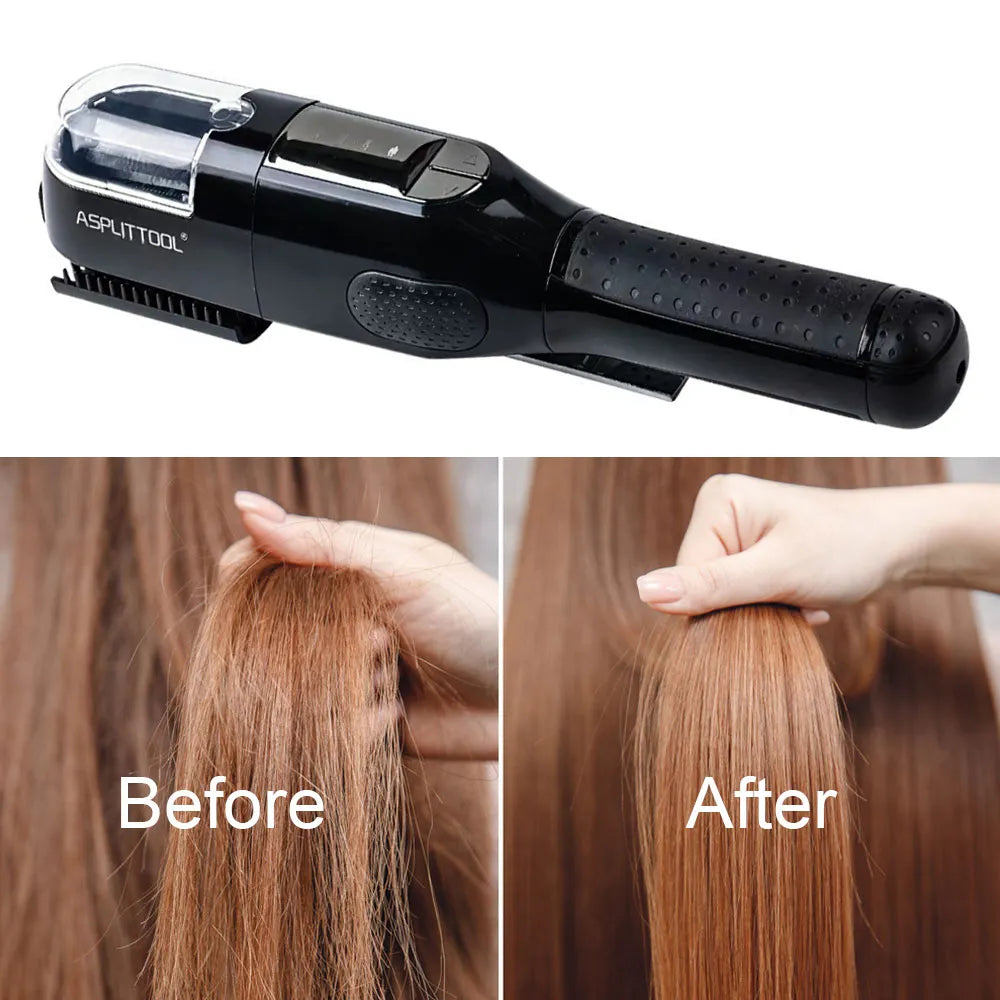 Hair ends Trimmer Split Remover Dry Damaged Brittle Professional Automatic Trim Split for Women Cordless Hair cutting machine