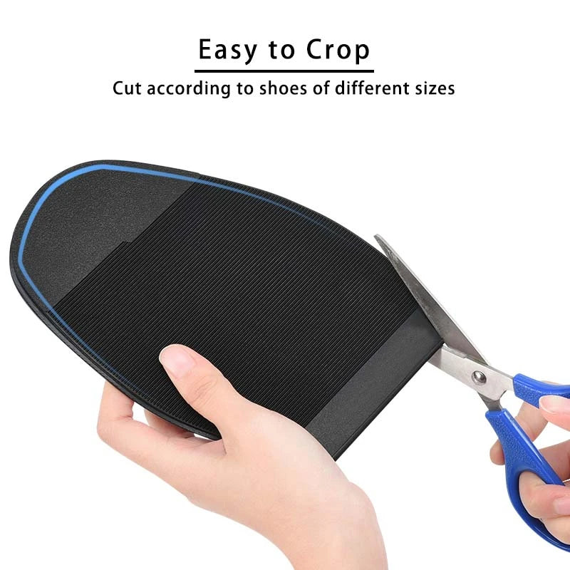 Outsole Shoe Protectors Rubber Insoles for Shoes Sole Anti Slip Men Repair Wear-resistant Cover Replacement No-Adhesive Cushion