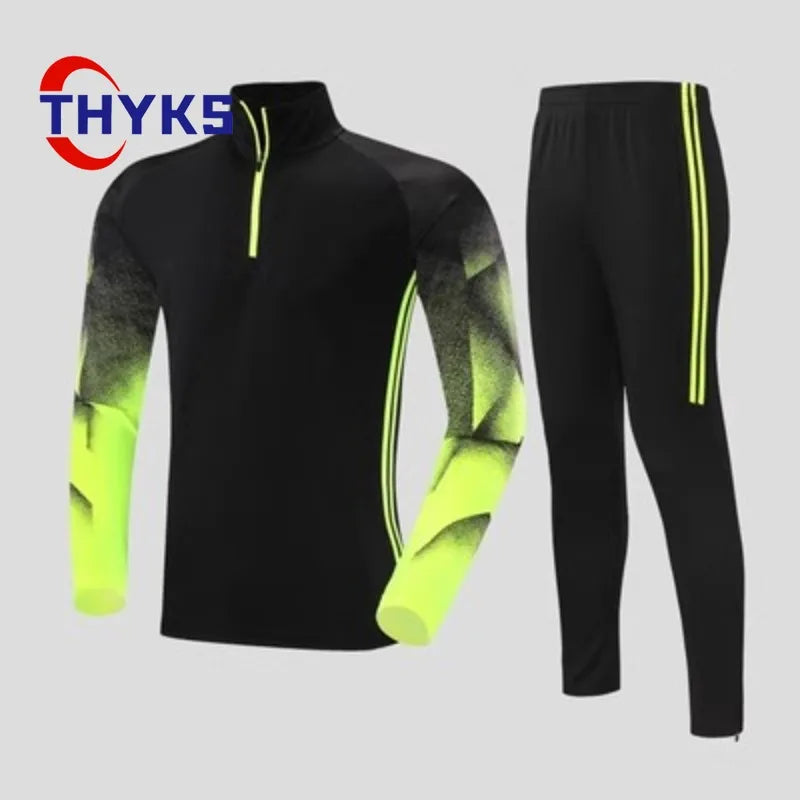 Men's Sports Suit Outdoor Slim Fit Quick Drying Hiking Training Set Comfortable Casual Fashionable Cycling Two-piece Set Hombre