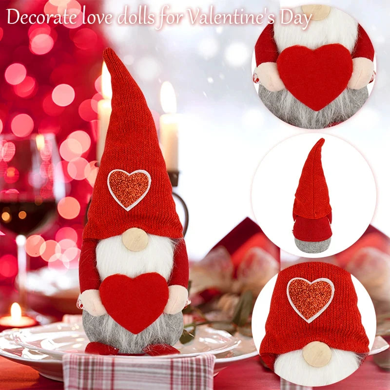 Valentine's Day Nordic Gnome Man Ornament Gifts for Boyfriend Girlfriend Home Decoration