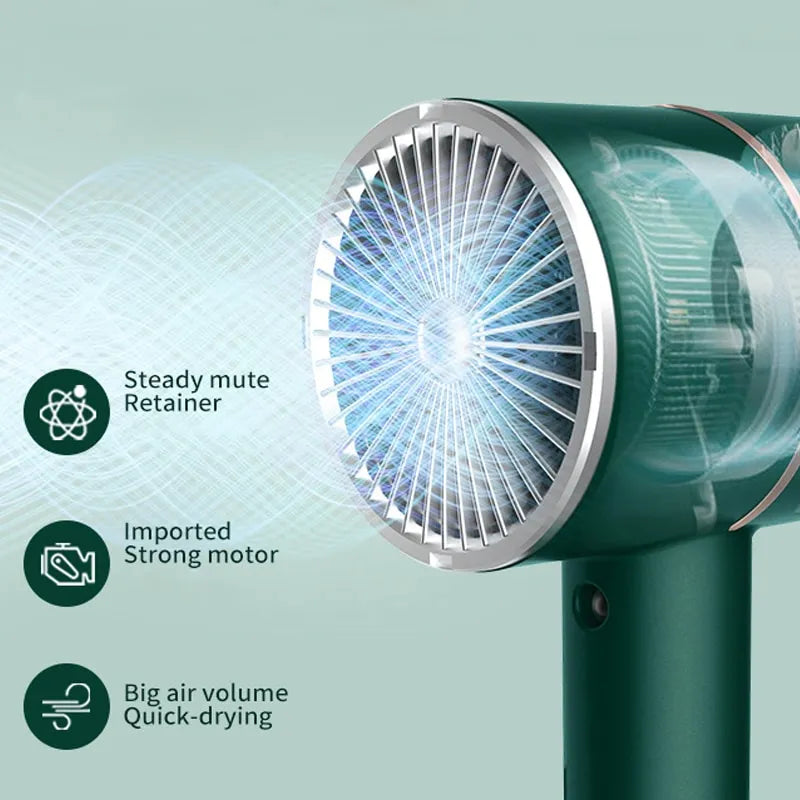 Electric Hair Dryer Foldable Handle