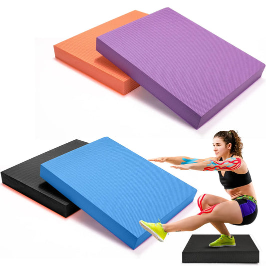 Yoga Mat Soft Balance  Cushion Pad Foam Exercise Pad Non-slip Pilates for Fitness Training Body Building