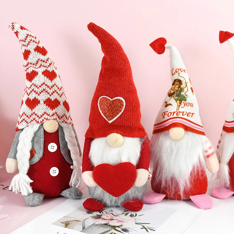 Valentine's Day Nordic Gnome Man Ornament Gifts for Boyfriend Girlfriend Home Decoration