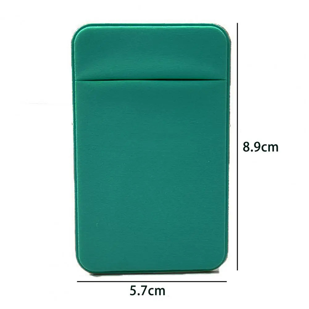 Silicone Phone Card Holder Strong Adhesive Phone Cell Wallet Case Stick on Credit Back Slot Card Holder Mobile Phone Accessories