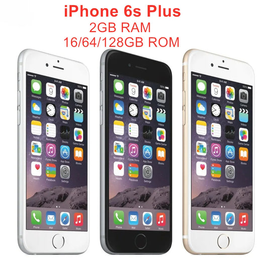 Apple iPhone 6S Plus 5.5"Original Unlocked  2GB RAM 16GB/64GB/128GB ROM Dual Core 12MP 4G LTE IOS A9 Smartphone