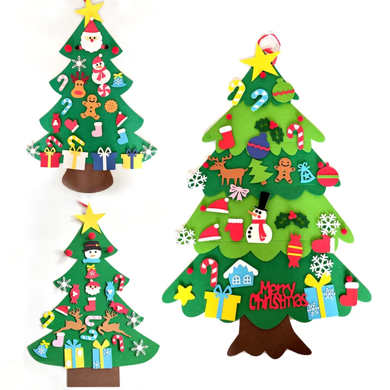 DIY Felt Christmas Tree Christmas Ornament Xmas Holiday