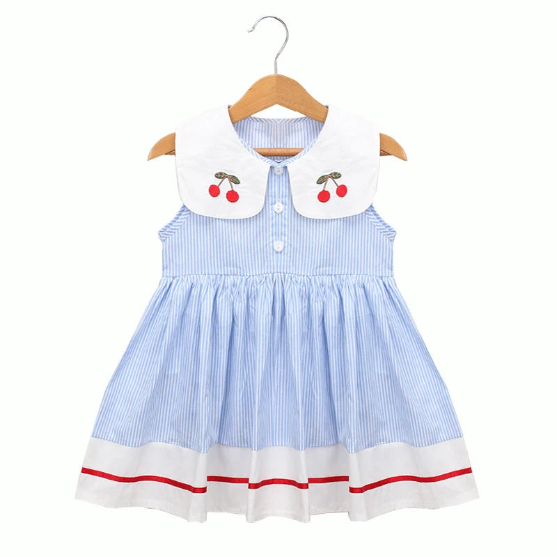 Summer Girl Dress Embroidered Fancy Princess Dresses  Children'S Clothing Clothes