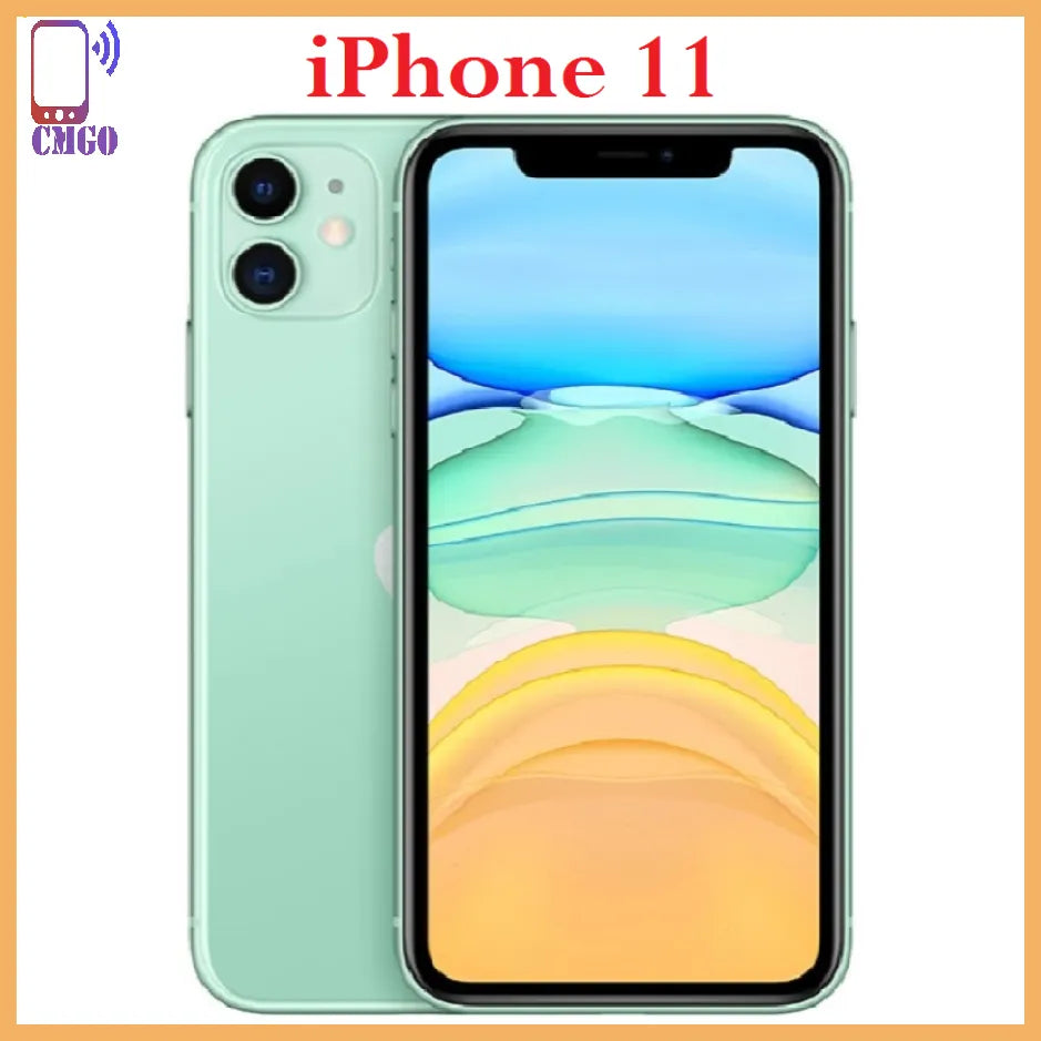 Original unlocked Apple iPhone 11 64GB/128GB/256GB 3110mAh dual 12MP camera A13 6.1 inch LCD screen IOS  LTE 4G iphone11