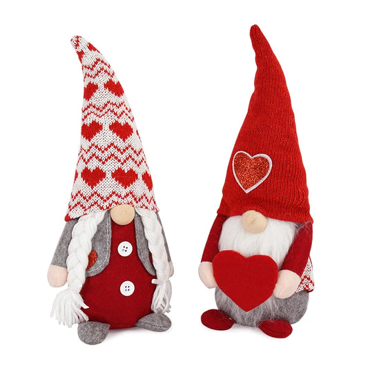 Valentine's Day Nordic Gnome Man Ornament Gifts for Boyfriend Girlfriend Home Decoration