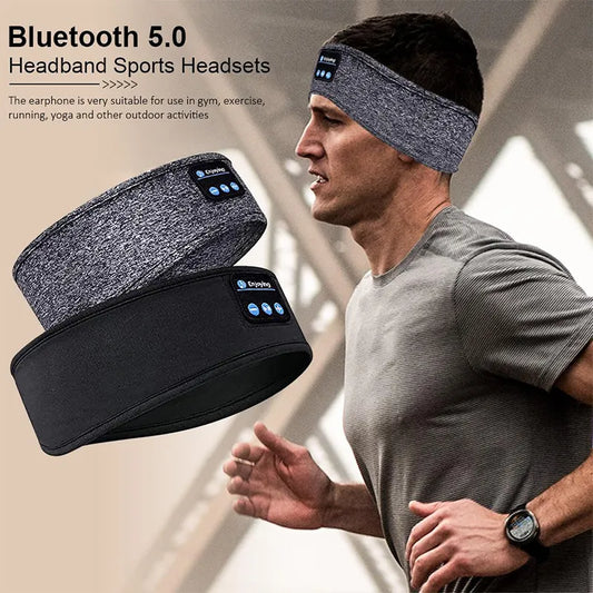 Original Wireless Bluetooth Headset Sport Sleep Headband Eye Mask Earphones Music Earbuds Wireless Headphones