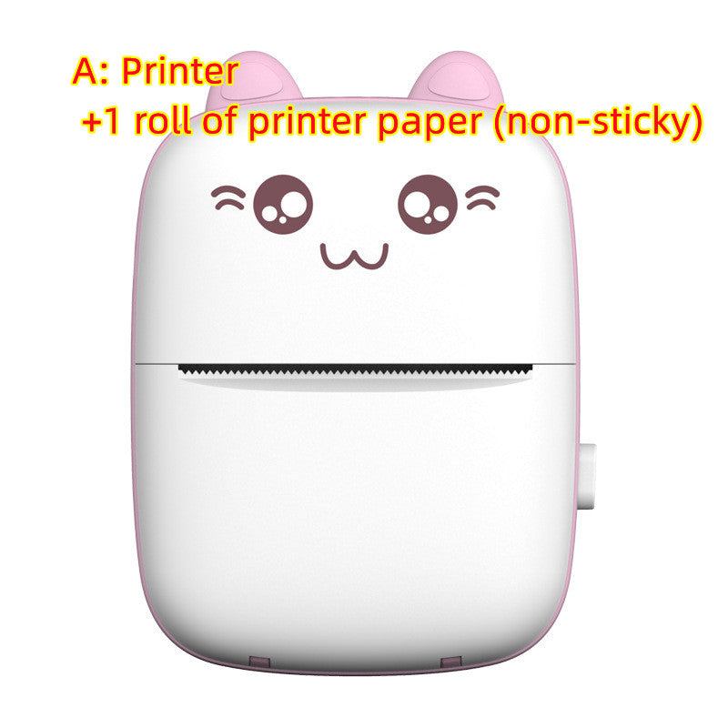 Mini Printer Portable Mini Bluetooth WiFi Mobile Phone Photo Title Note Hot Print Pocket Student Error Label