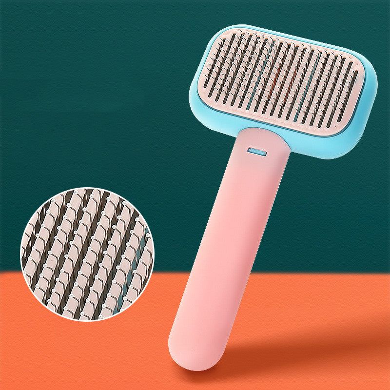 New Pet Cat Dog Hair Brush Massage Comb Grooming Cleaning Tool Stainless Steel Comb