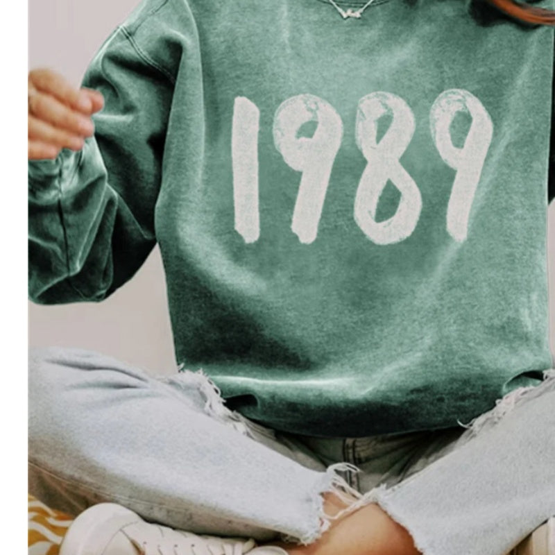 Long Sleeve Taylor Swift 1989 Women's Sweatshirt